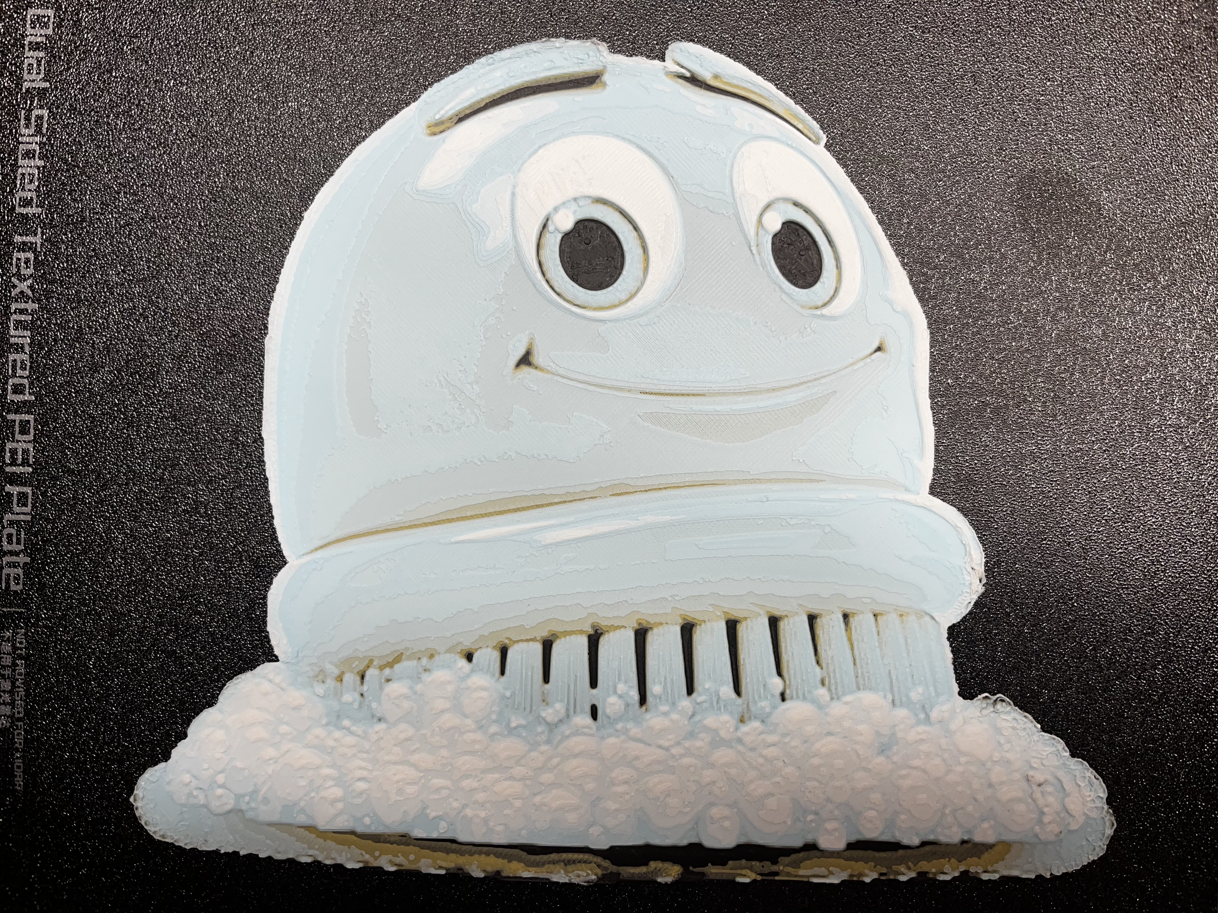 Scrubbing Bubbles (filament painting)