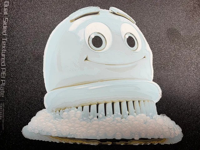 Scrubbing Bubbles (filament painting)