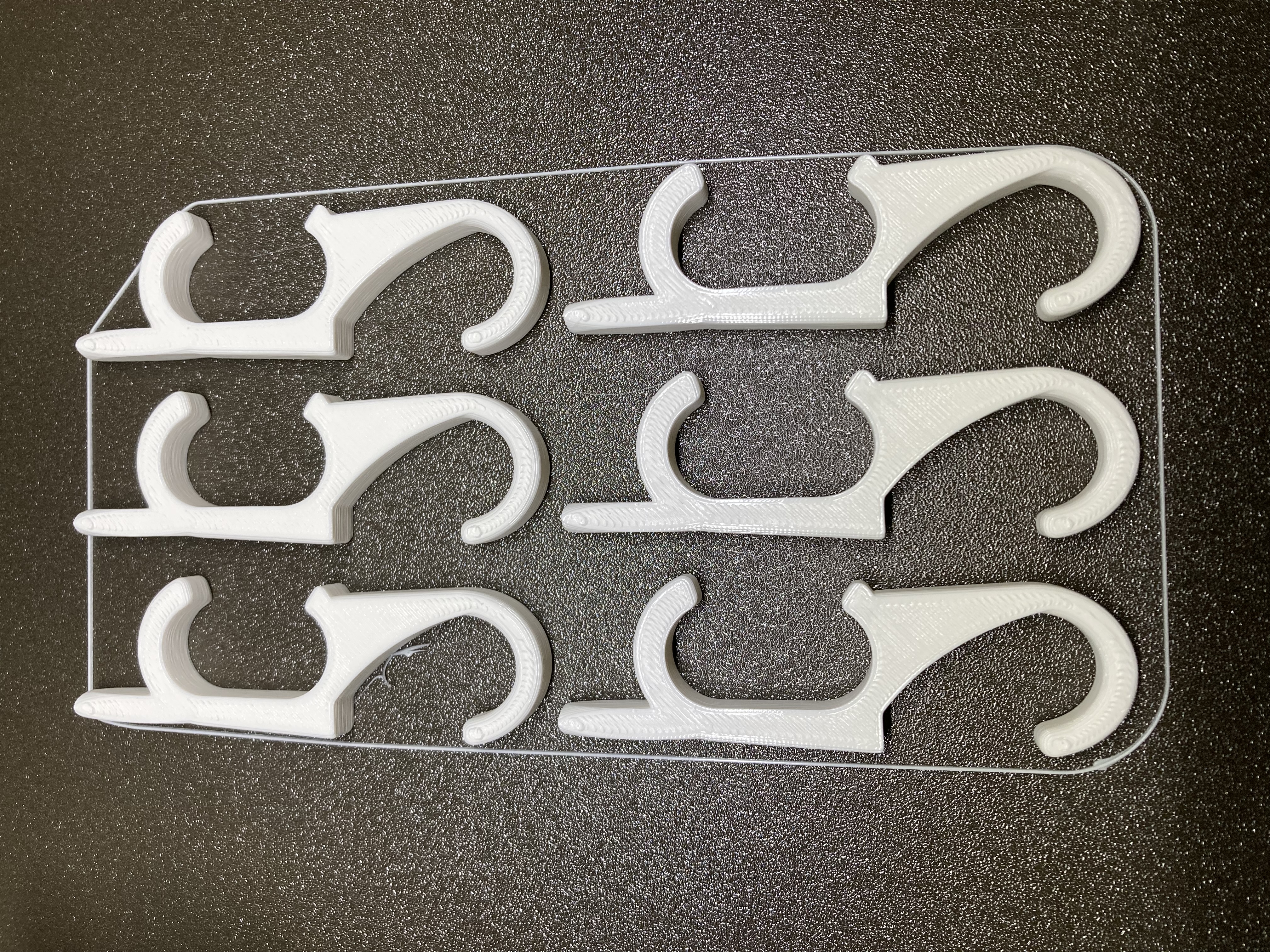 Miniatura 2 do modelo 3D Snap-on wardrobe double hook
