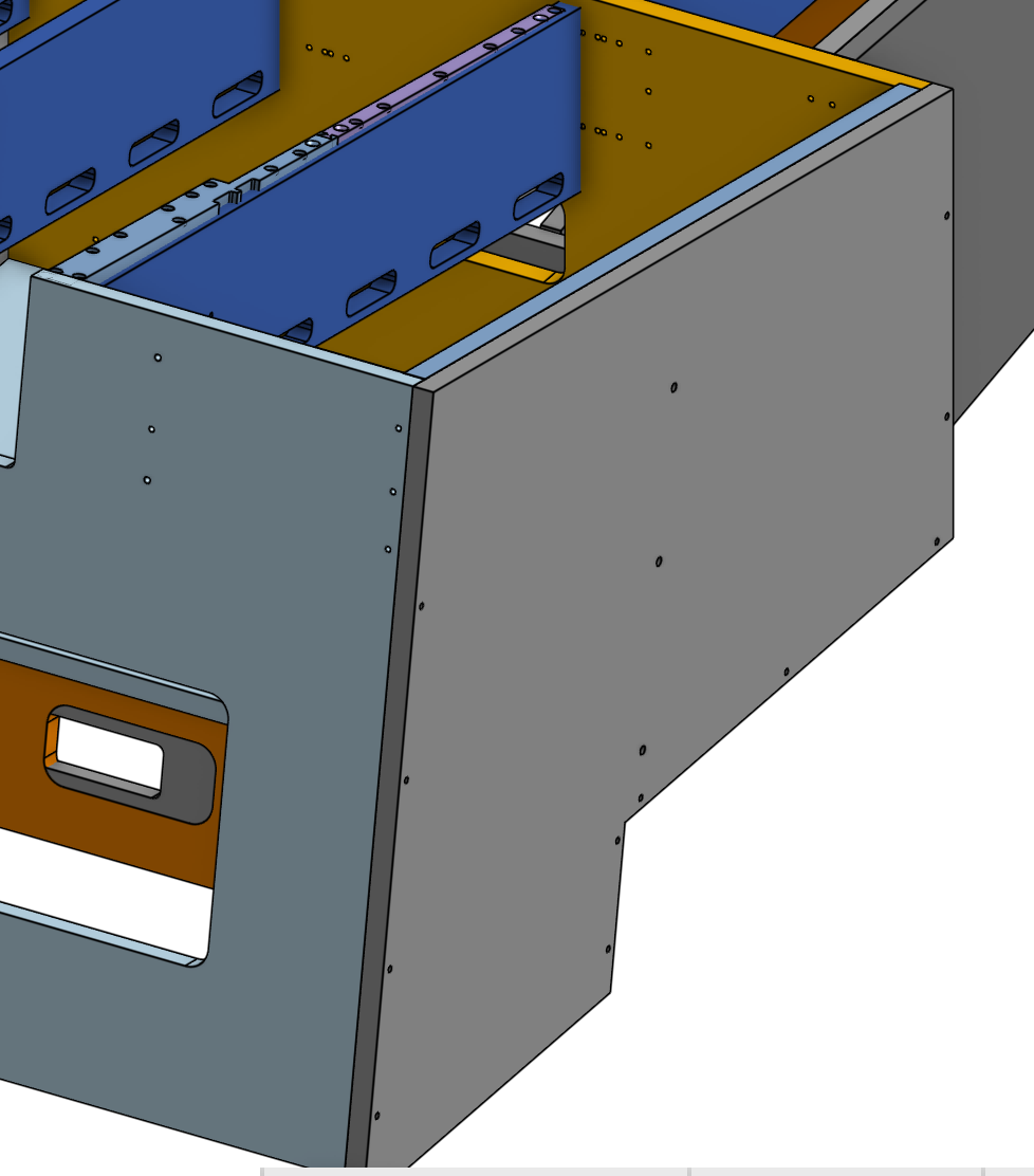 Airbus A320 Pedestal Rails for A320 Sim Guy's design