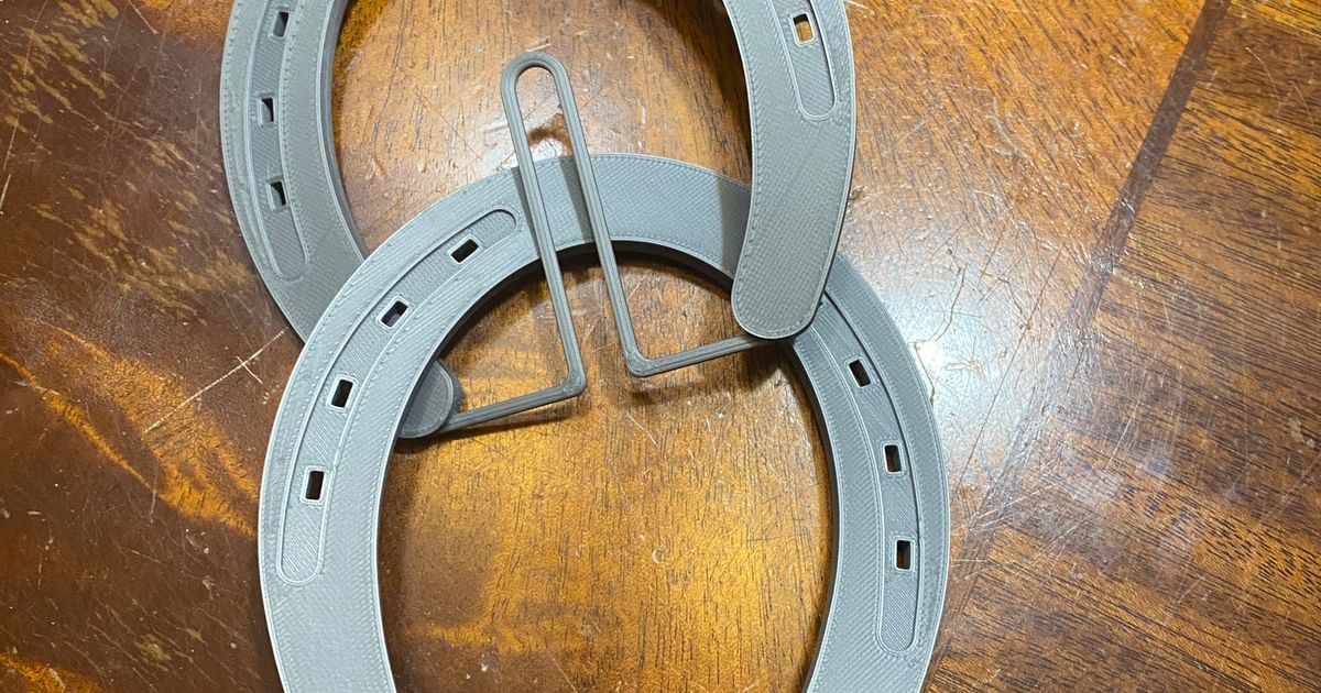 Lucky Horseshoe Puzzle by CrimsonDawn Download free STL model