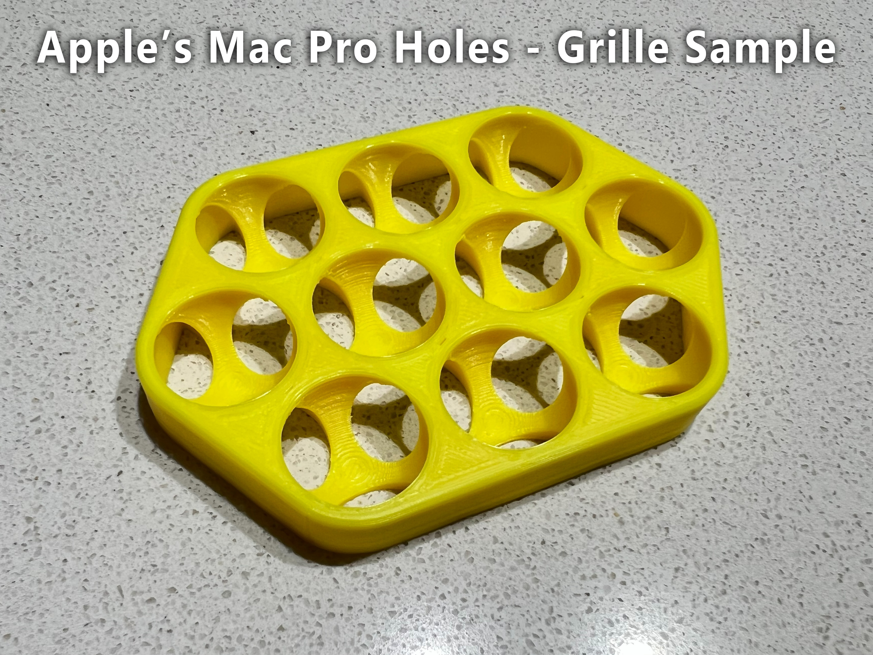 Apple’s Mac Pro Holes – Grille Sample