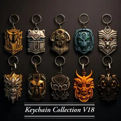 Keychain Collection V18 20 different Keychains! Follow Please!