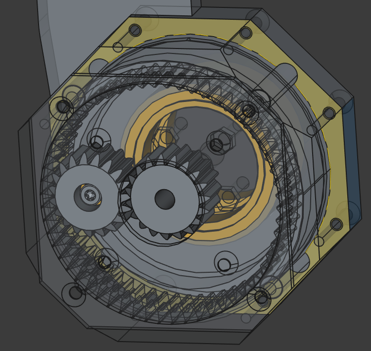 Planetary gearbox 1: 80 for NEMA 17/23