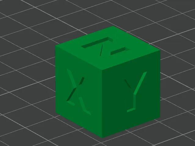 OFFICIAL CALIBRATION CUBE