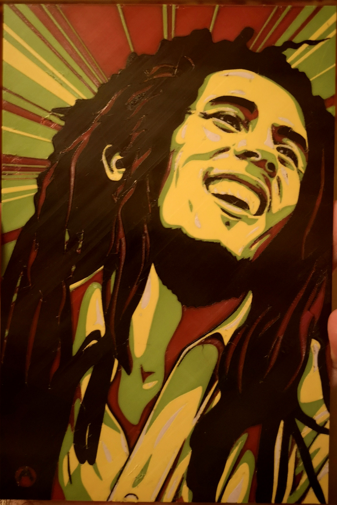 Bob Marley Picture Multicolor