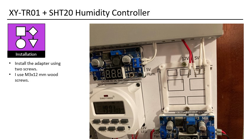 Miniatura 3 do modelo 3D XY-TR01 Humidity Controller Mount