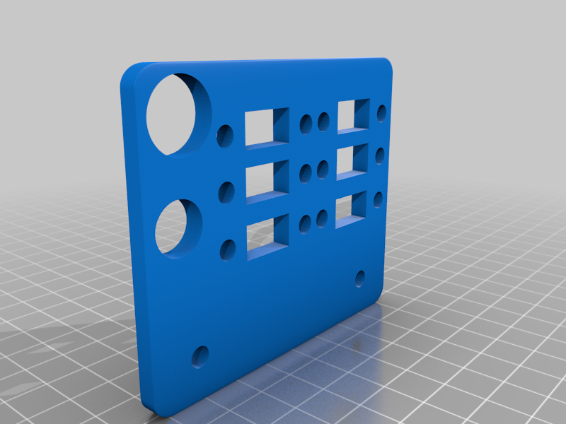 Front Panel for Open Case