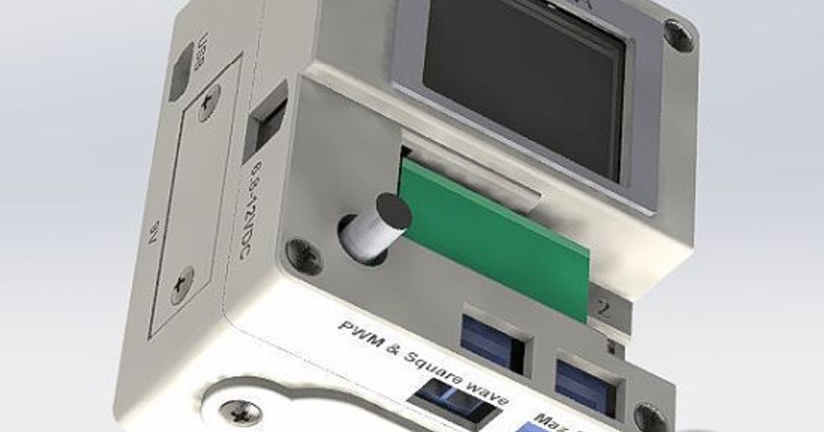 GM328 Transistor Tester Case (9V battery or double 18650 batteries) by