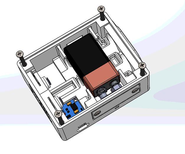 GM328 Transistor Tester Case (9V battery or double 18650 batteries) by
