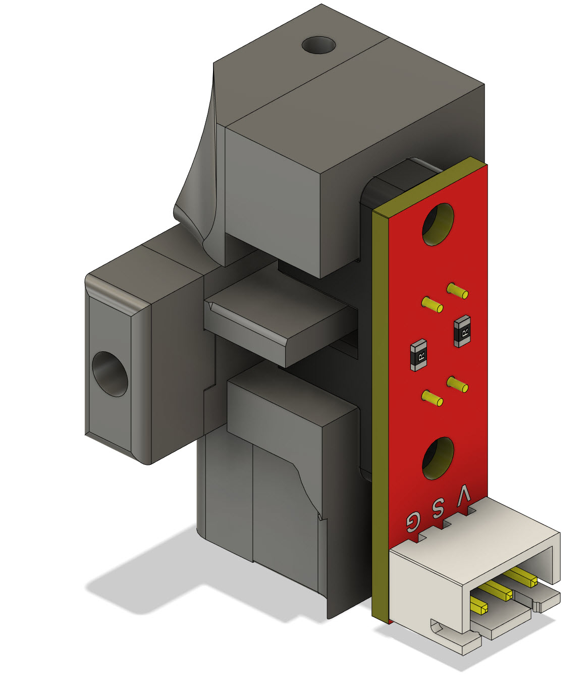 ERCF enraged rabbit button style optical endstop for selector by ntchris |  Download free STL model | Printables.com