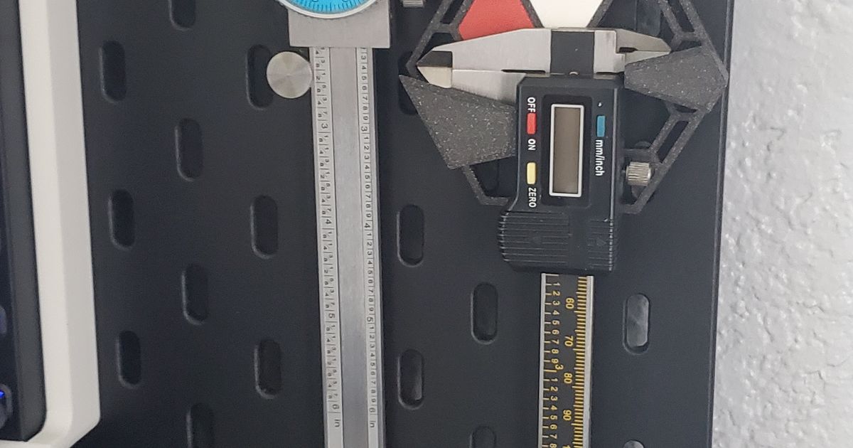 Skadis Caliper Hanger for Smaller Calipers by Tom's Print Garden