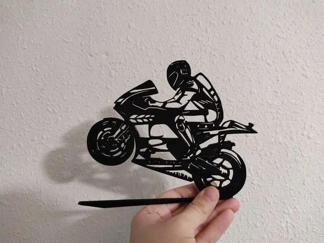 Motorbike 2D wallart
