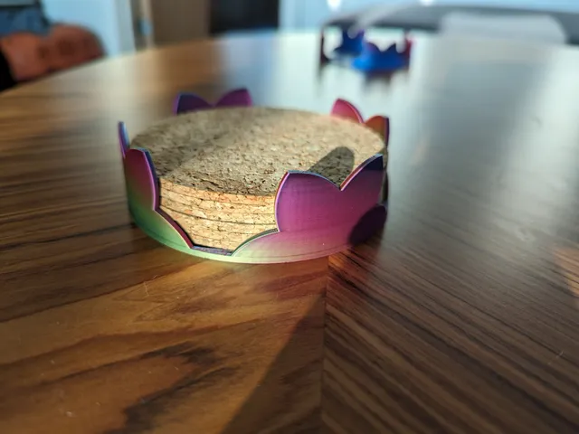 Flowery Coaster Container