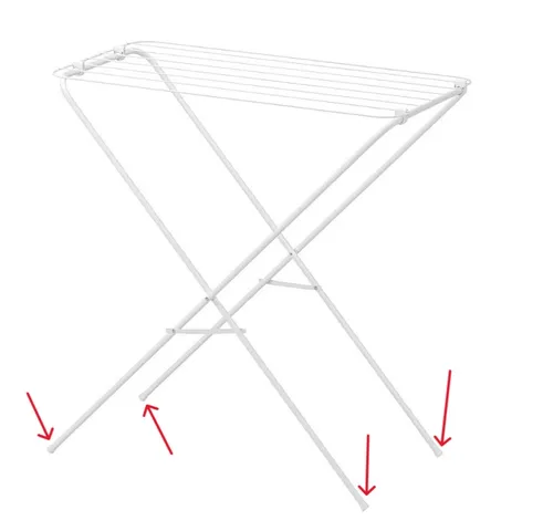 ikea jall drying rack foot replacement