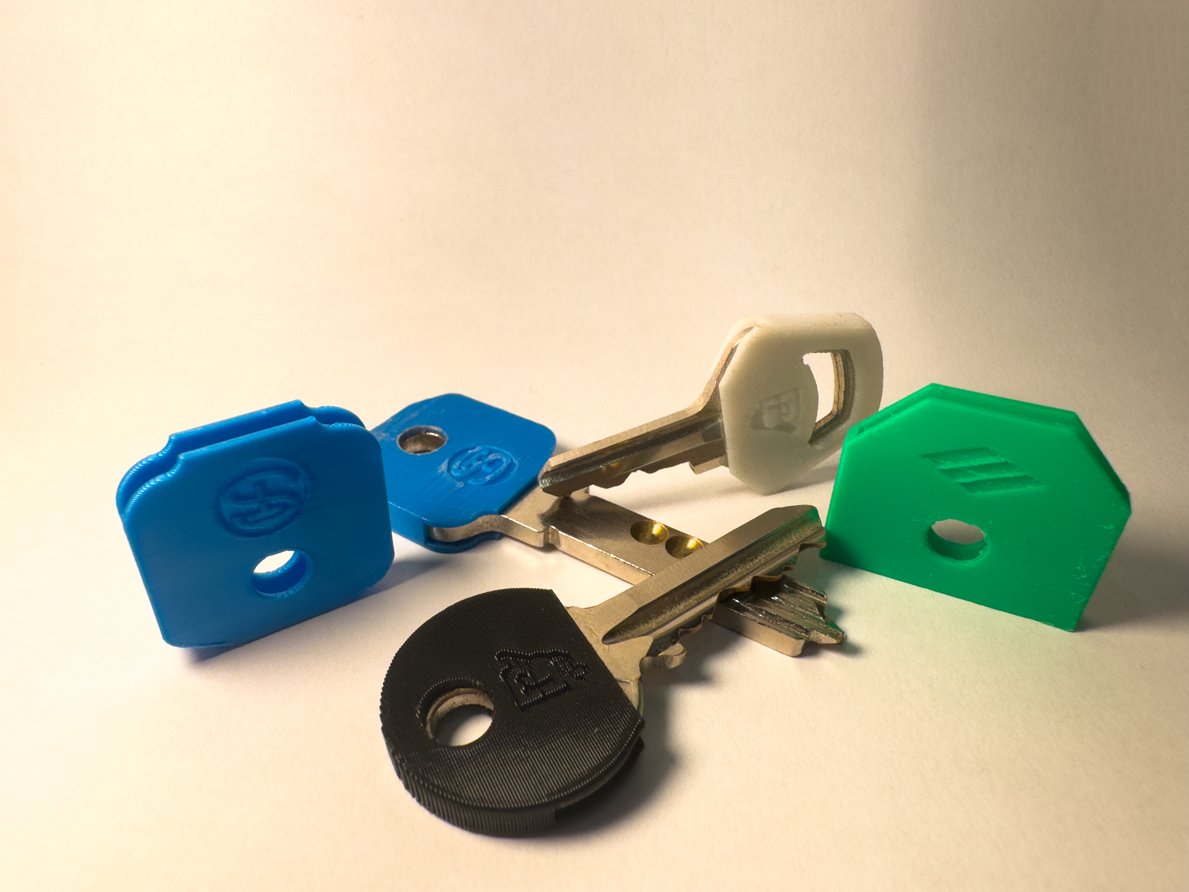PARAMETRIC Key Cap Tags multiple Brands