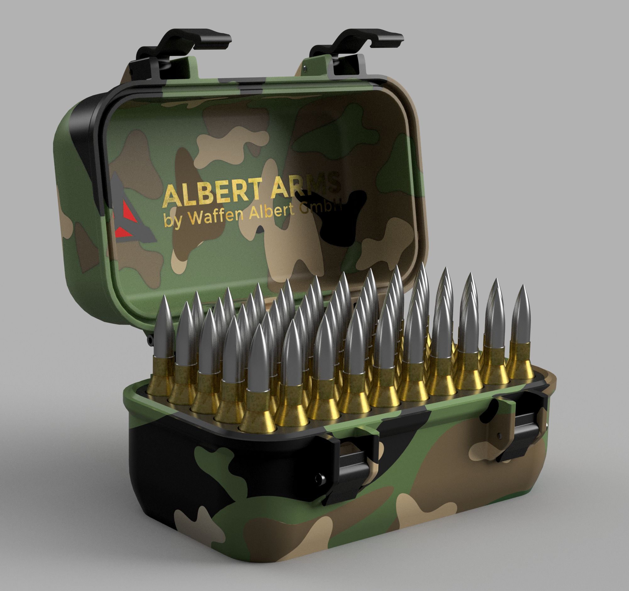 Camo .338 Ammo box