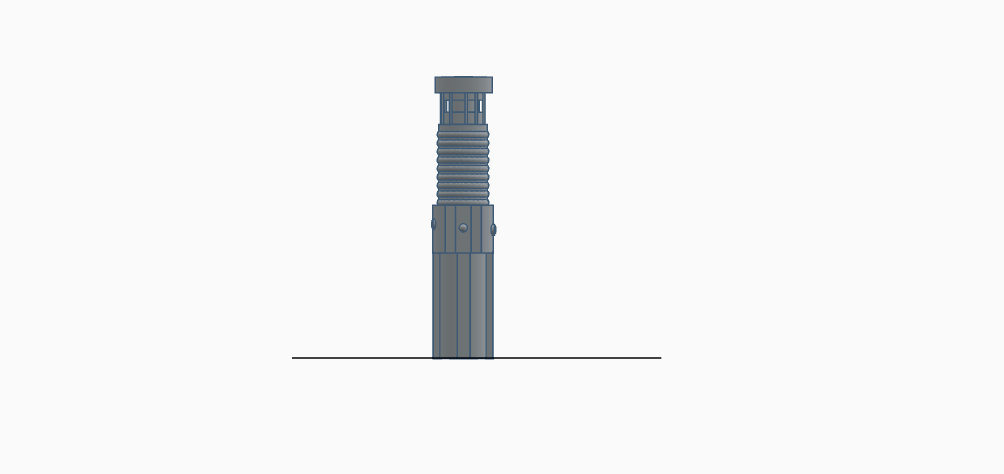 Lightsaber hilt by Caleb Jones | Download free STL model | Printables.com