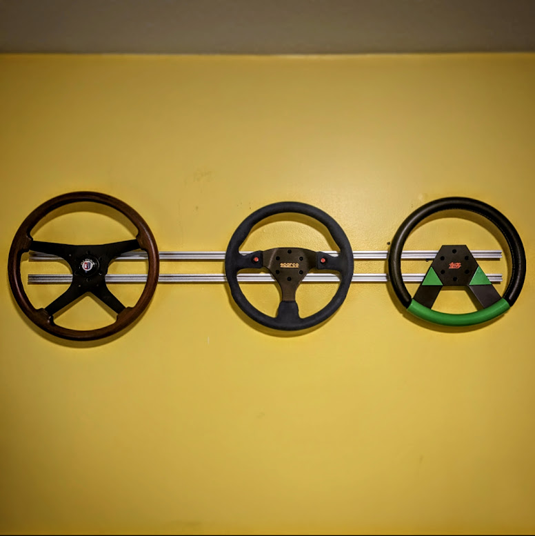 Steering wheel wall mount by Eli Download free STL model