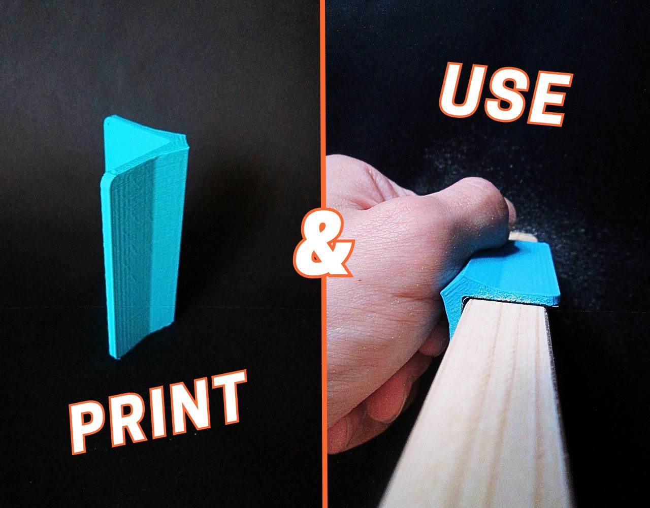 Corner Sanding Tool. by Robo3DDesiGn Download free STL model