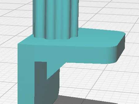 Small support for shelf v2