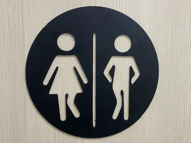 Toilet sign