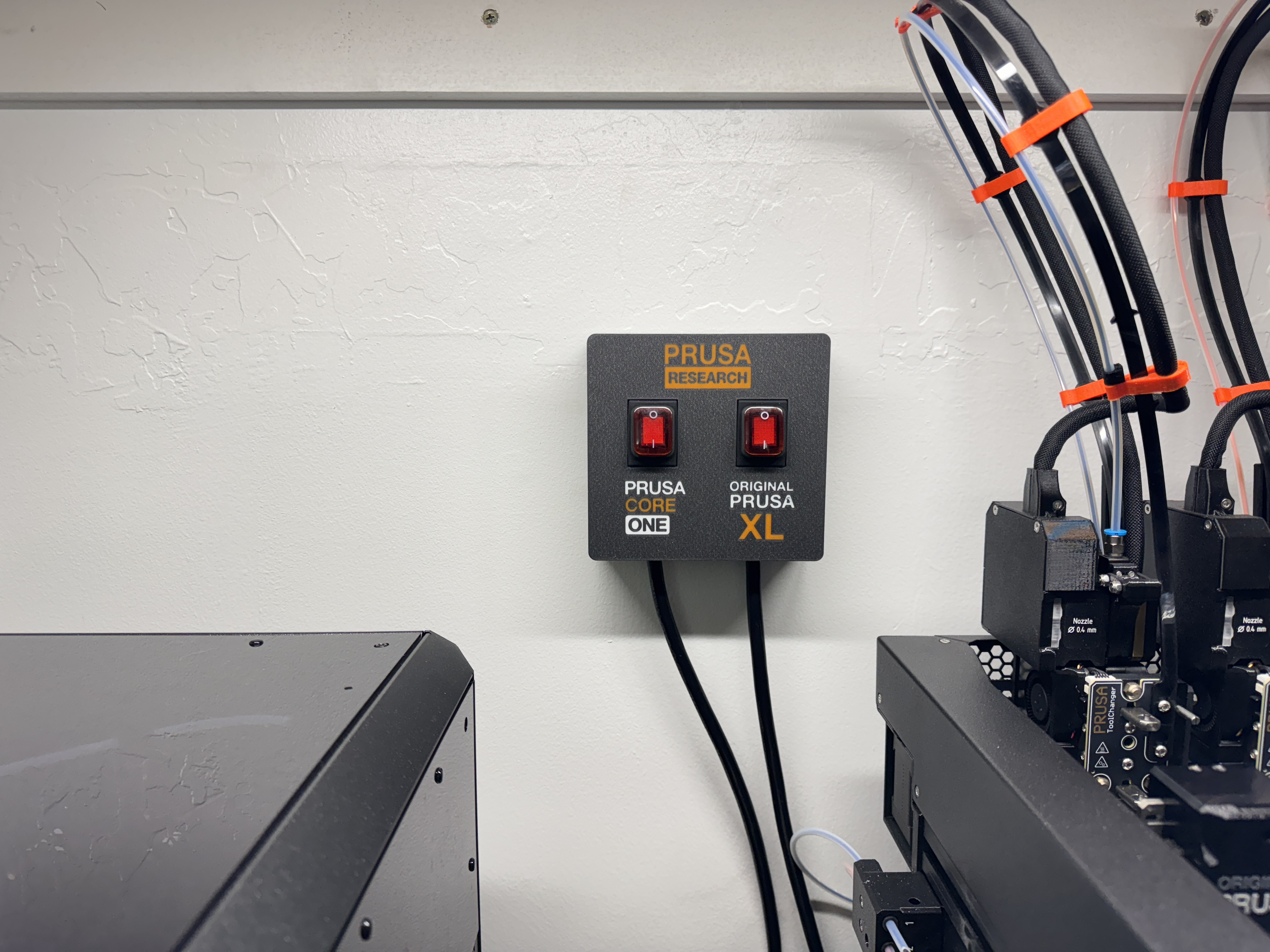 Dual Printer Power Switch Box