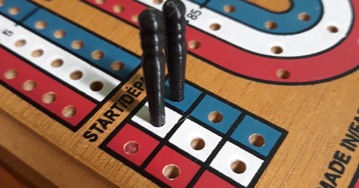 bicycle cribbage board