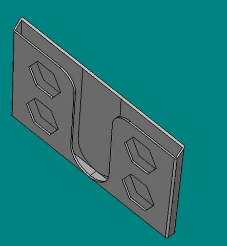 Vehicle card holder. Parametic.