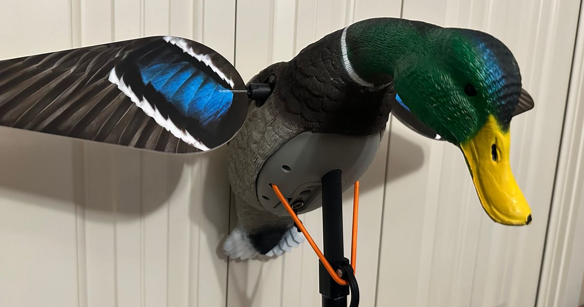 Adapter Lucky Duck Decoy Spinner to Mojo Ext Poles by FumundaSoup