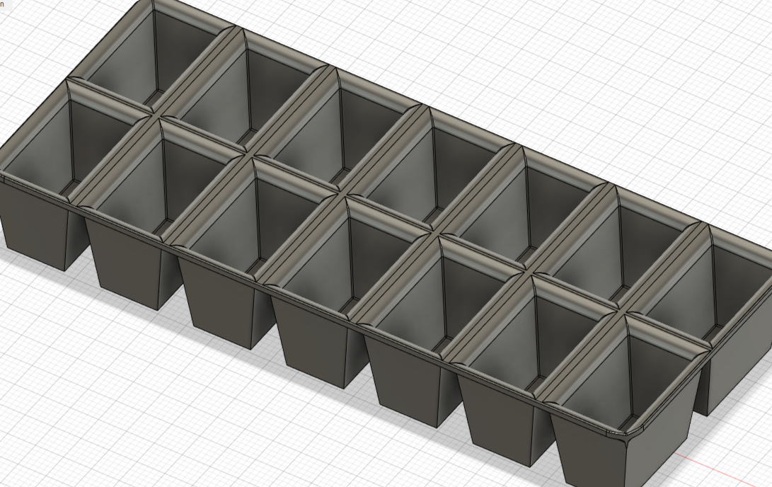 Modern looking ice tray