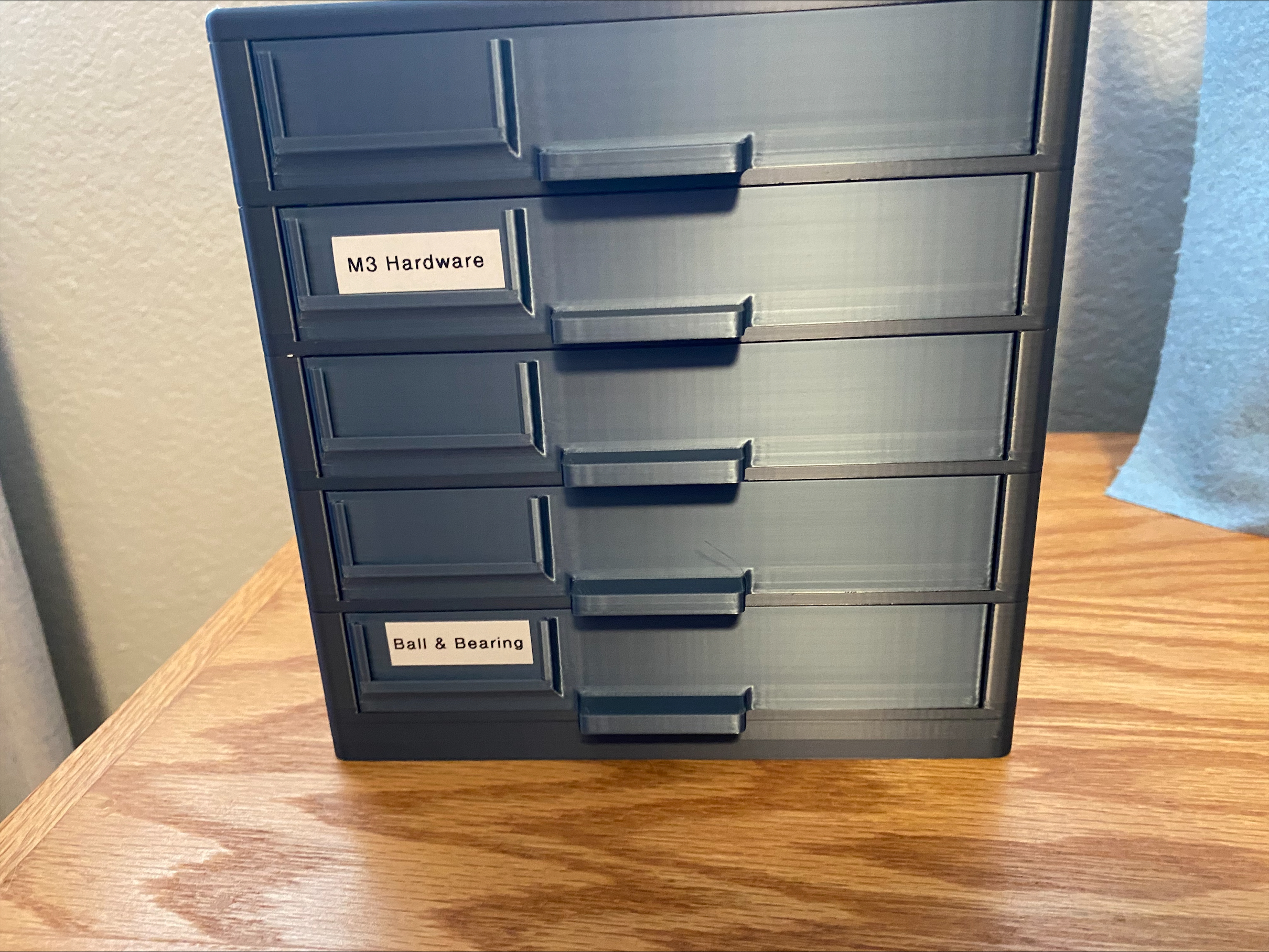 Footer for Stackable, Modular Screw Box / Organizer