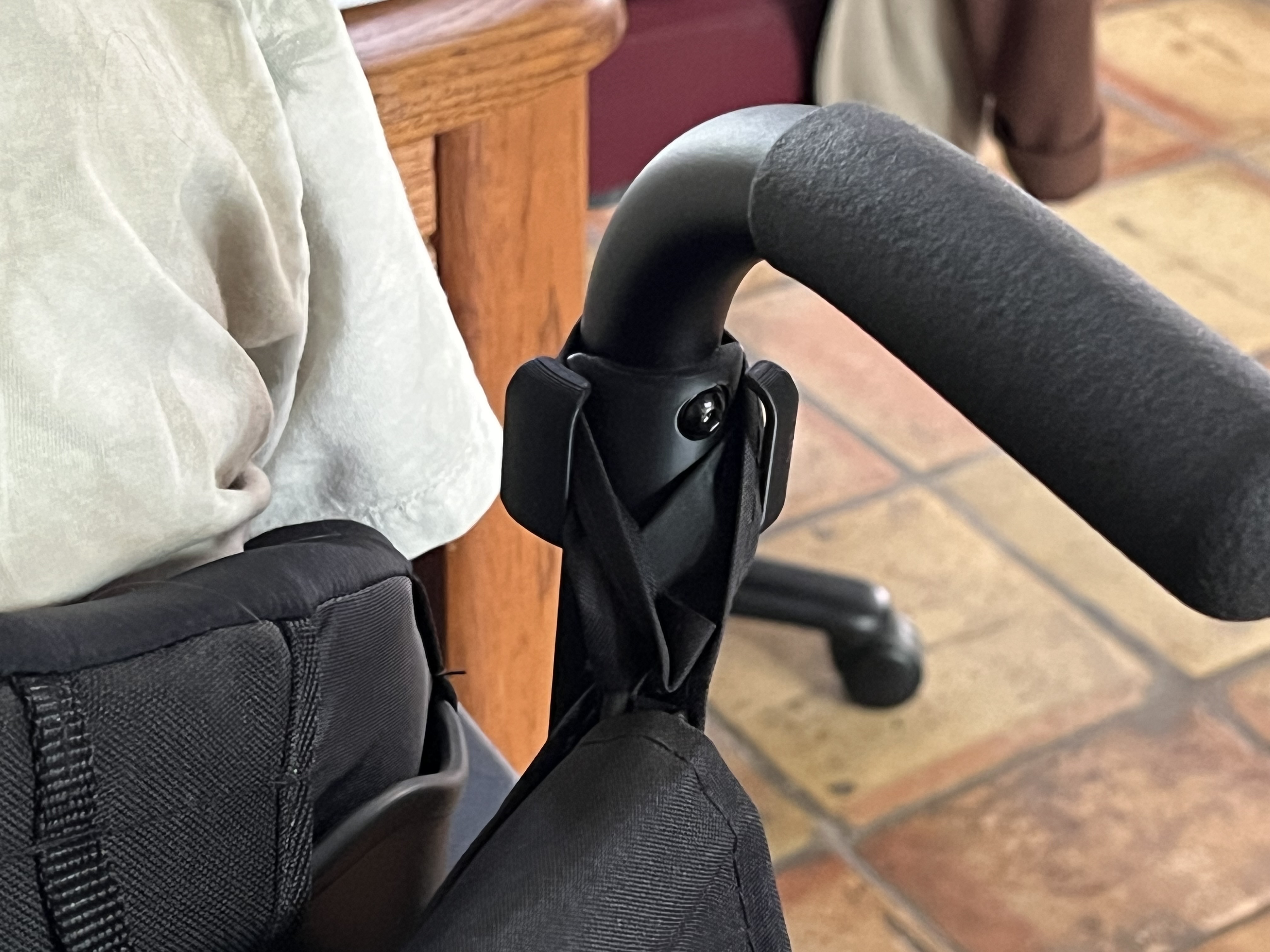 Wheelchair Hook for Storage Bag or Pouch