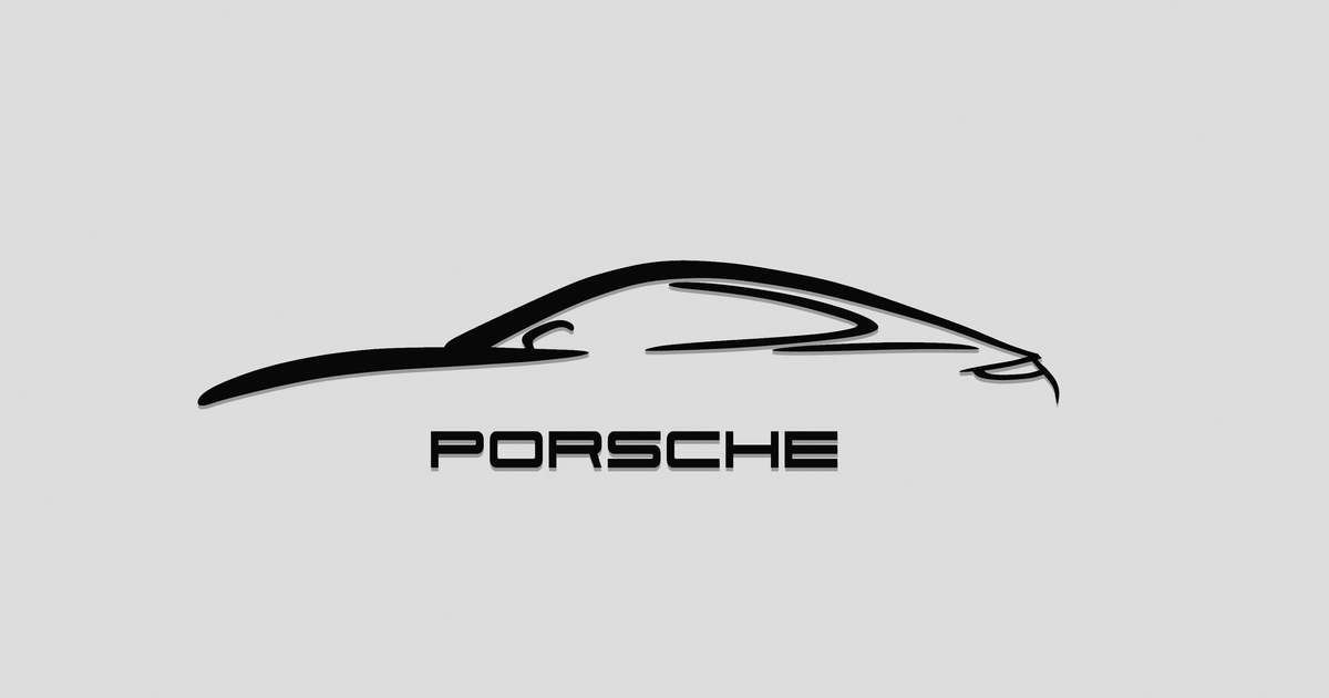 Porsche Carrera 2d Wall Art By Ansh Jain 