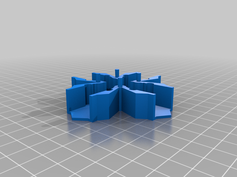Miniatura 4 do modelo 3D Throwing Star LAN Tap Case