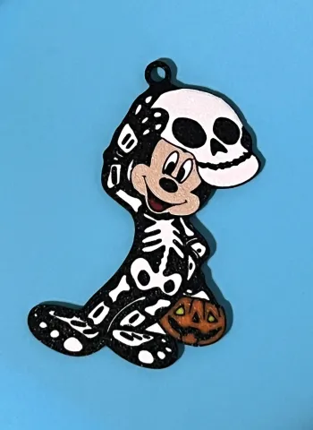 Mickey Halloween Costume Keychain