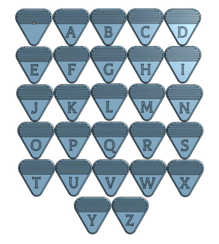 Customizable Guitar Pick (Minature)