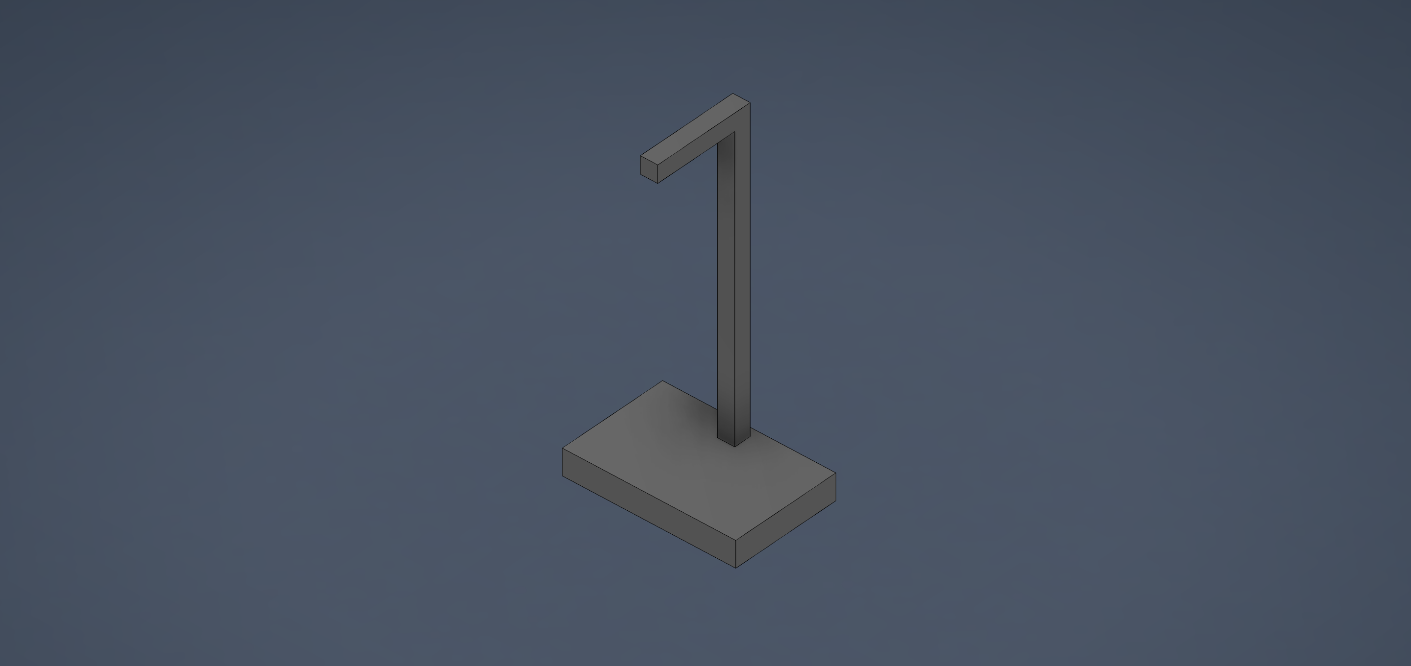 Mininal modern headphone stand