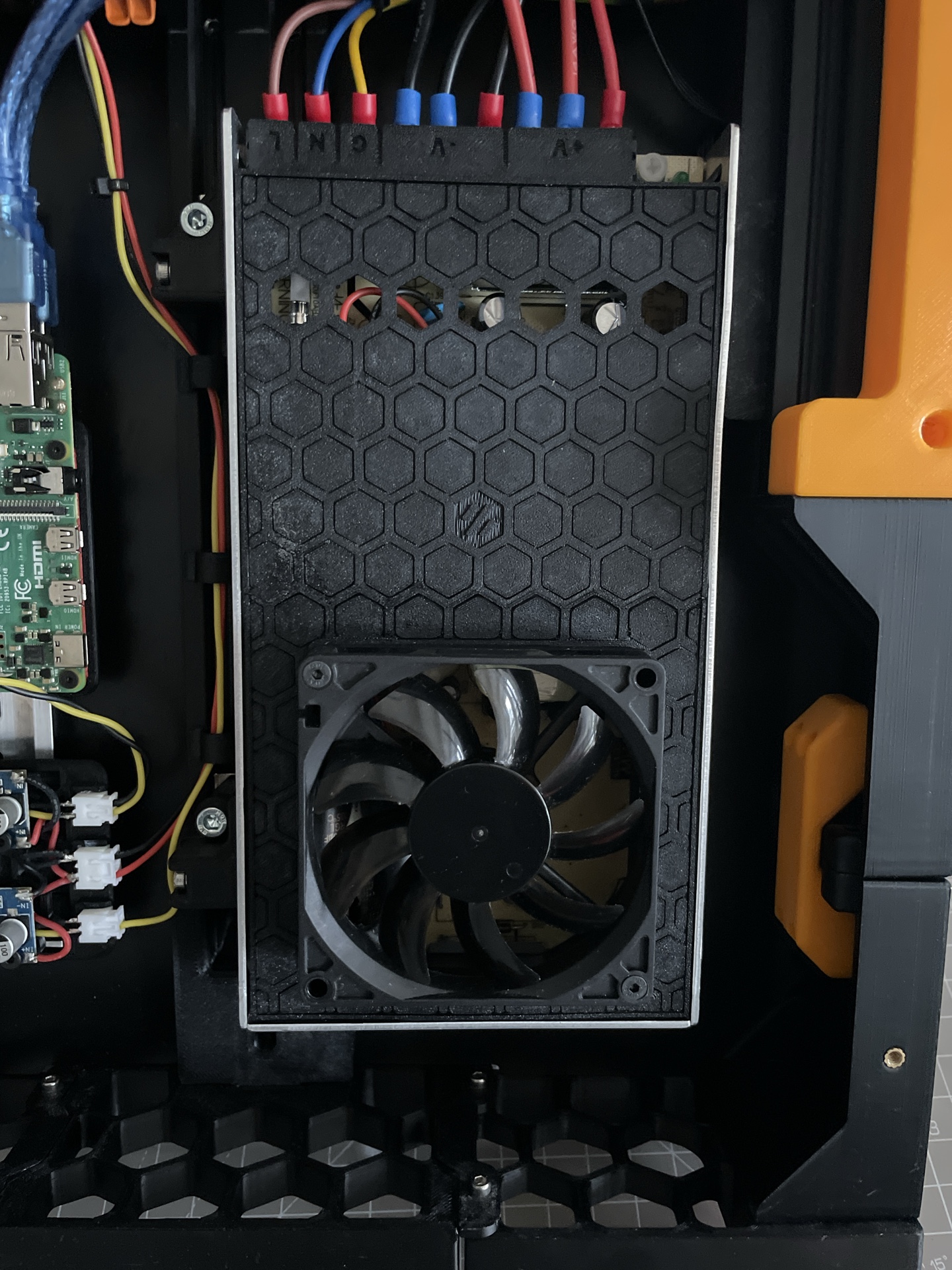 Meanwell LS350 Cover for 80mm fan