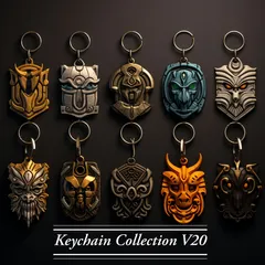 Keychain Collection V20 20 different Keychains! Follow Please!