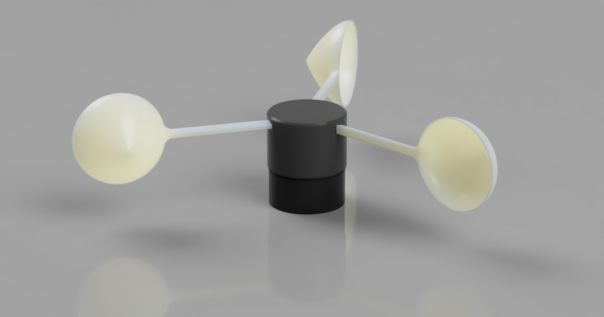 Anemometer V2 for Arduino by AneoPsy Download free STL model