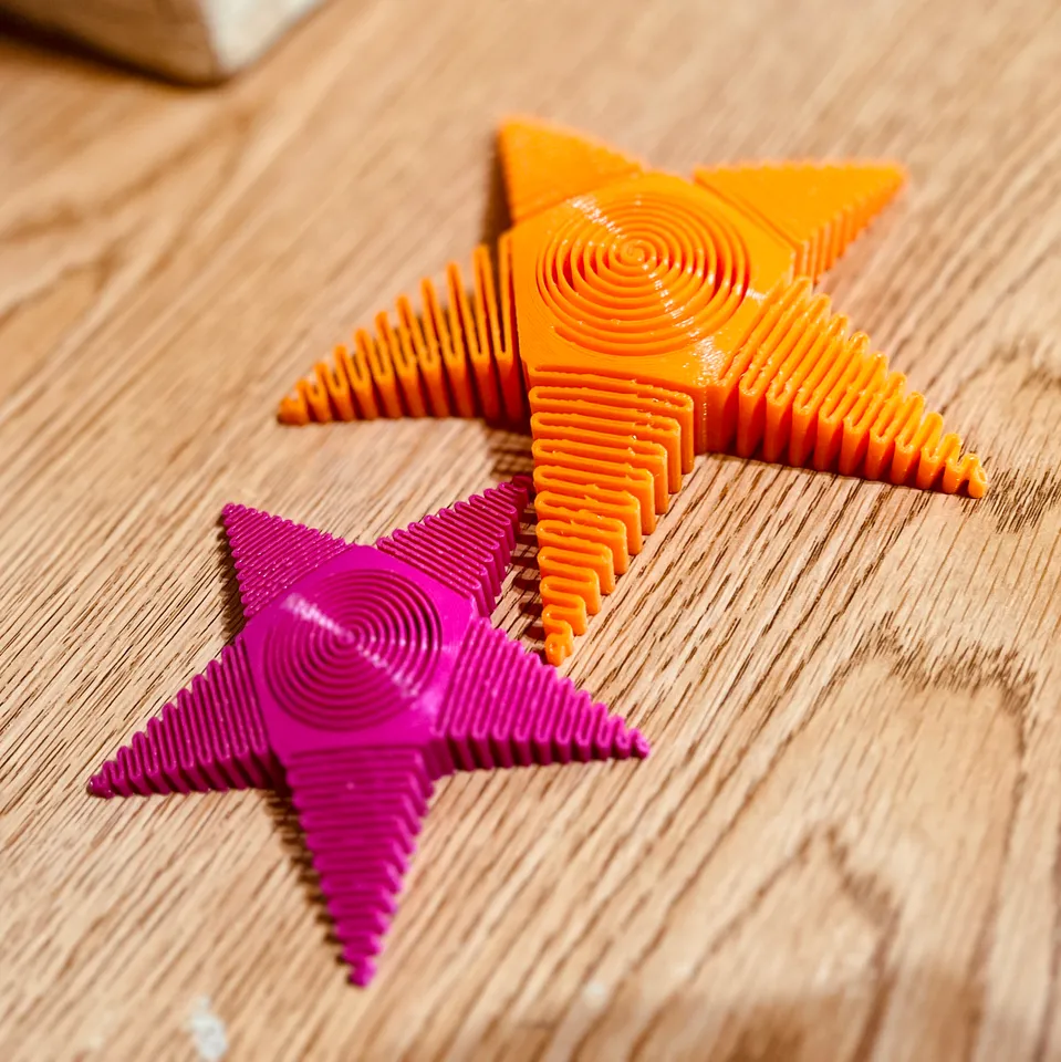 Super flexi star by 3DxDT | Download free STL model | Printables.com