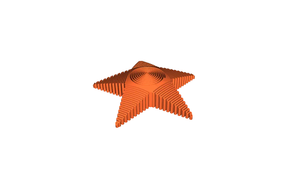 Super flexi star by 3DxDT | Download free STL model | Printables.com