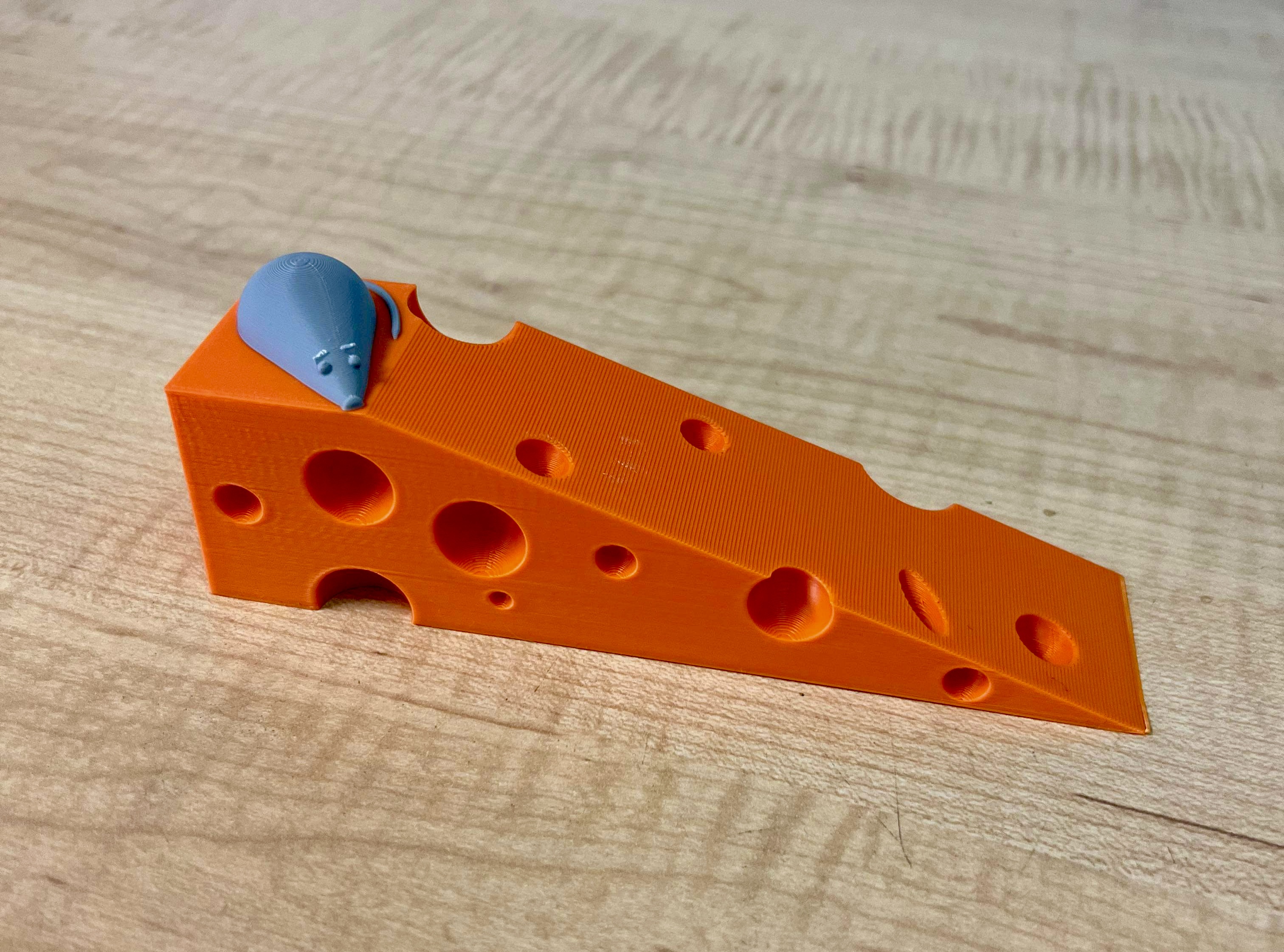 Cheese wedge doorstop by 3DxDT Download free STL model