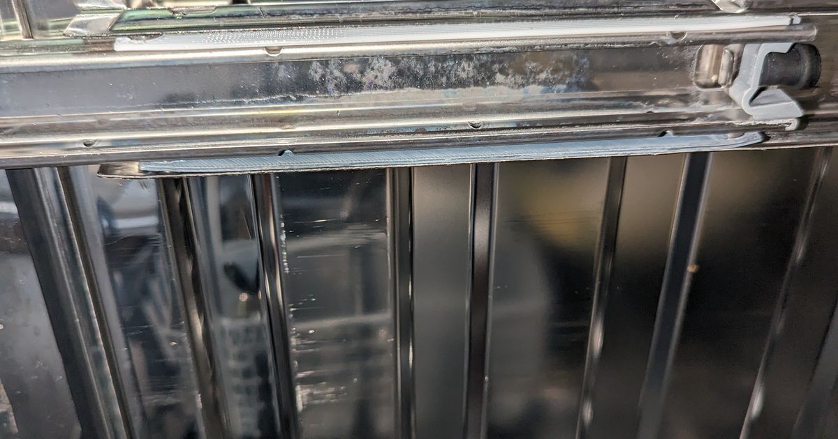 Dishwasher distance spacer between rail and top rack by Godvik3D ...