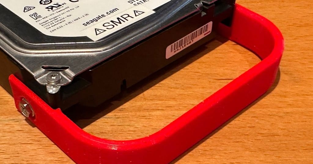 HDD hard drive handle by mschmitt Download free STL model