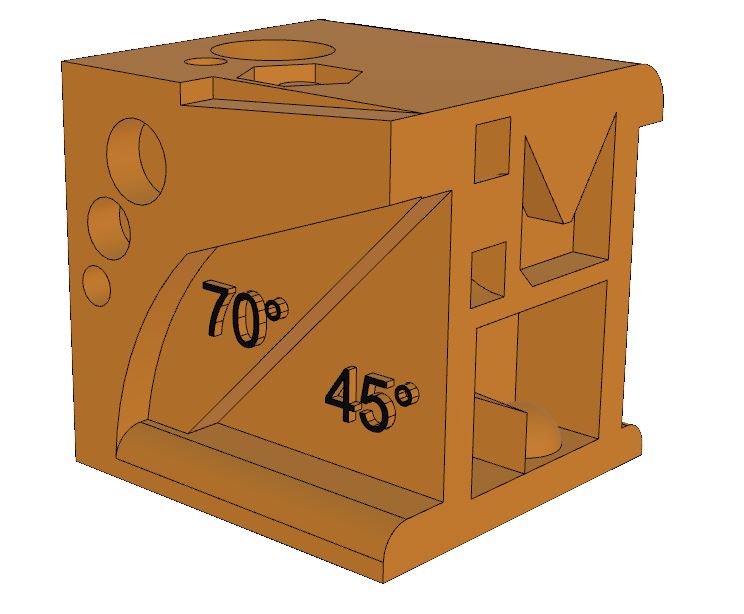3Dcube: a fully parametric calibration cube