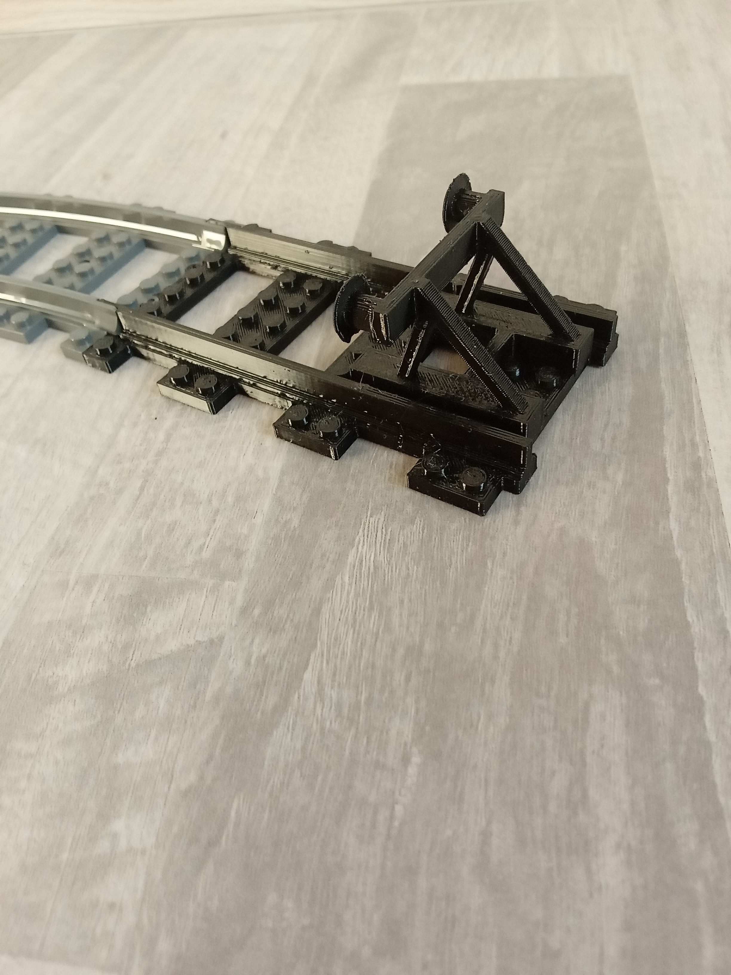 Lego compatible train track buffers. by Pali | Download free STL model ...