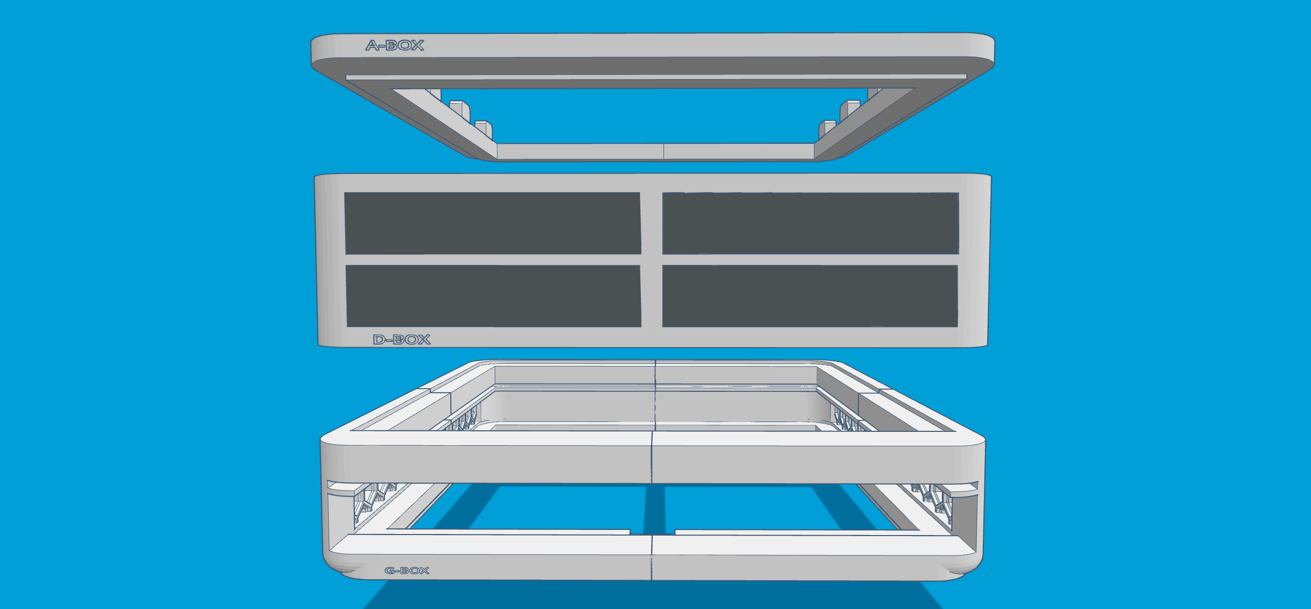 X3D FLEXBOX (Stackable X1/P1 boxes) by DutchWorkX3D Printables Store