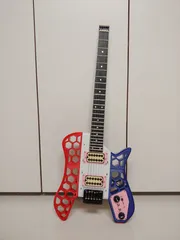 travel guitar 3d model